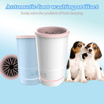 Pets Automatic Foot-Washing Cup Cats Dogs Extremities Cleaning Artifact, S 6-11cm, M 10-14cm, L 14-19cm