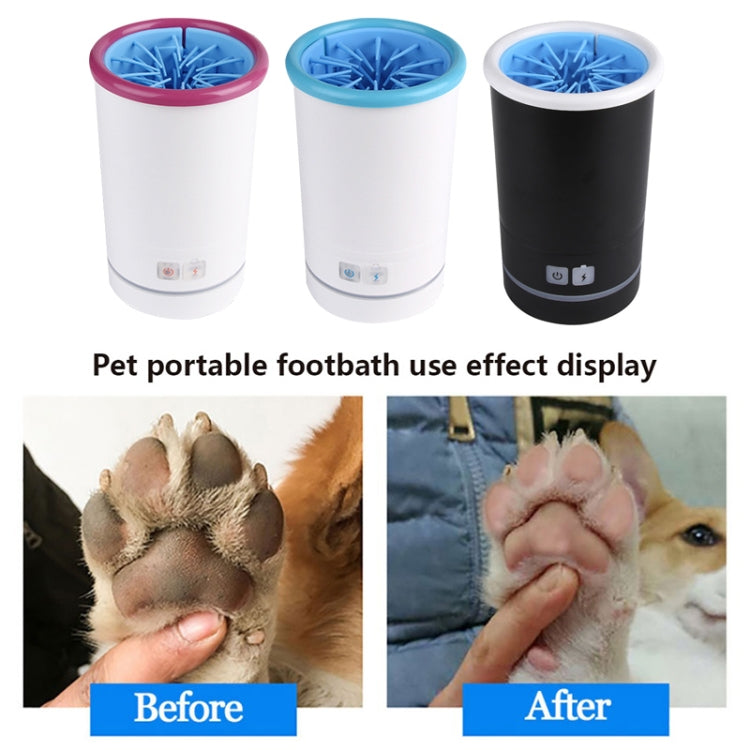 Pets Automatic Foot-Washing Cup Cats Dogs Extremities Cleaning Artifact, S 6-11cm, M 10-14cm, L 14-19cm