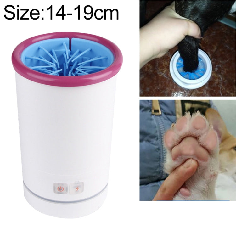 Pets Automatic Foot-Washing Cup Cats Dogs Extremities Cleaning Artifact, S 6-11cm, M 10-14cm, L 14-19cm