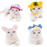 Soft Cat Headgear Cat Dog Cross Dress Pet Hat, XS, S, M, L