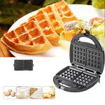 3 in 1 Sandwich Maker Multi-Function Waffle Maker Panini Breakfast Maker, EU Plug, 3 in 1 Sandwich Maker