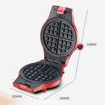 3-in-1 Multi-Function Eleictric Baking Pan Breakfast Maker Donut Sandwich Waffle Maker Pizza Maker, EU Plug, 3-in-1 Multi-Function Waffle Maker