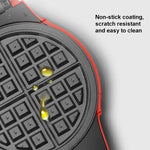 3-in-1 Multi-Function Eleictric Baking Pan Breakfast Maker Donut Sandwich Waffle Maker Pizza Maker, EU Plug, 3-in-1 Multi-Function Waffle Maker