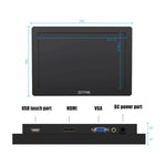 ZGYNK KQ101 HD Embedded Display Industrial Screen, 10 inch  Embedded, 15.6 inch  Embedded, 10 inch  Resistive, 15.6 inch  Resistive, 10 inch  Capacitive, 15.6 inch  Capacitive