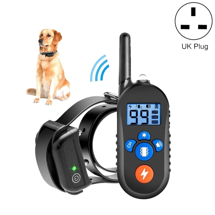 800m Remote Control Electric Shock Bark Stopper Vibration Warning Pet Supplies Electronic Waterproof Collar Dog Training Device, 556-1, 556-2, 556-3