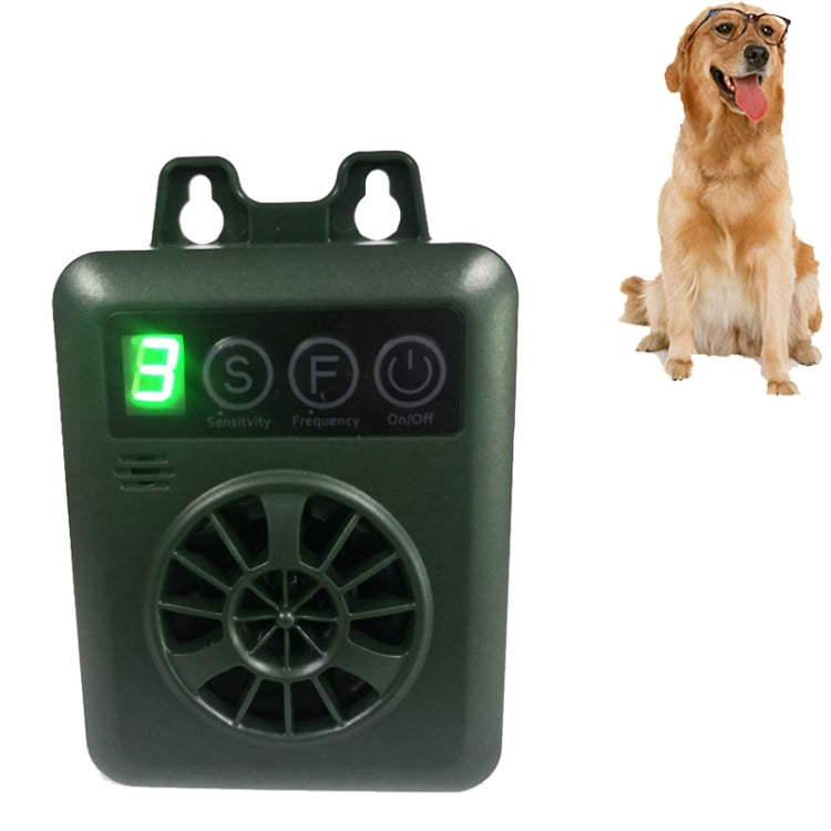 K6 USB Rechargeable Ultrasonic Bark Arrester Repeller Anti-Barking Dog Training, K6 (Green)