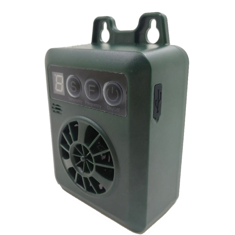 K6 USB-wiederaufladbarer Ultraschall-Bellstopper zur Hundeerziehung, K6 (Grün)