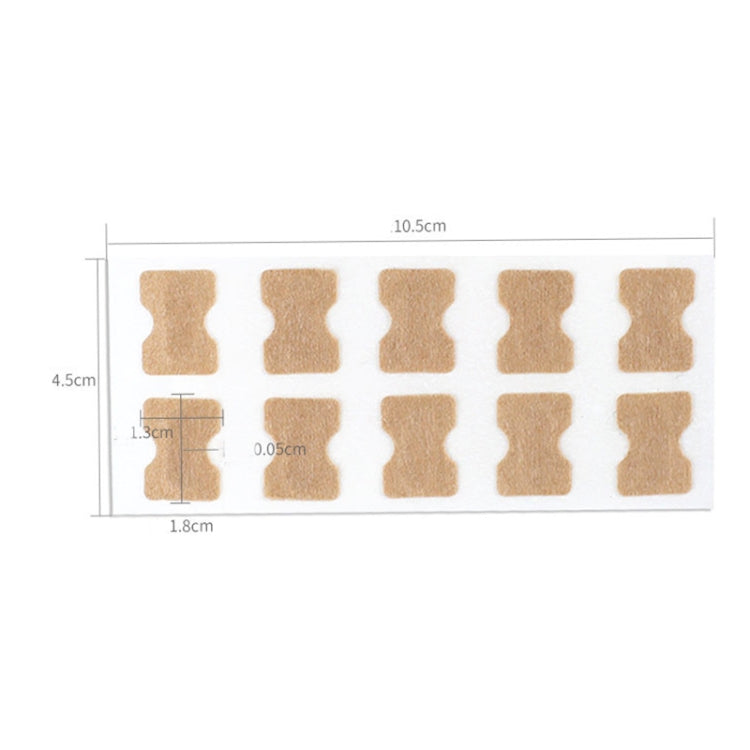 10 PCS Glue-free Orthopedic Nail Stick Toe Nail Groove Inlay Corrector, Transparent Bottom, White Bottom, Blue Bottom