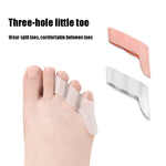 1Pairs Three-hole Split Toe Protects Thumb External Separator Random Color Delivery