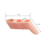 1Pairs Three-hole Split Toe Protects Thumb External Separator Random Color Delivery