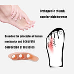1Pairs Three-hole Split Toe Protects Thumb External Separator Random Color Delivery
