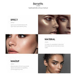Professionelles Gesichts-Make-up-Set mit Bronzer, Highlighter und Kontur, H01, H02, H03, H04, H05, H06