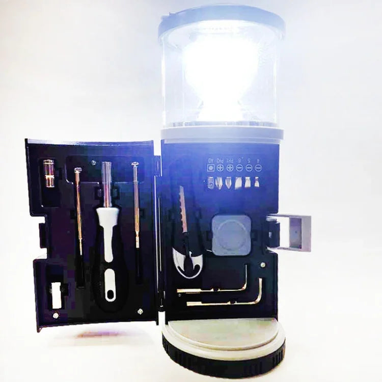RX340 15 in 1 Outdoor Household Camping Lamp with Hardware Tool Set