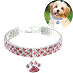 Collier pour animaux de compagnie avec diamant élastique, collier pour chat et chien, bijou