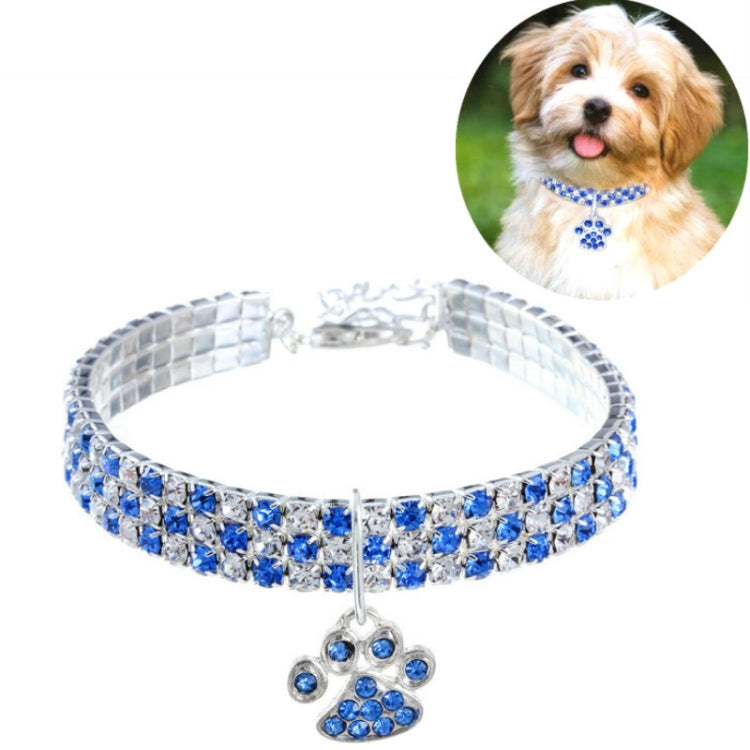 Collier pour animaux de compagnie avec diamant élastique, collier pour chat et chien, bijou