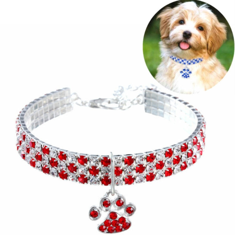 Collier pour animaux de compagnie avec diamant élastique, collier pour chat et chien, bijou