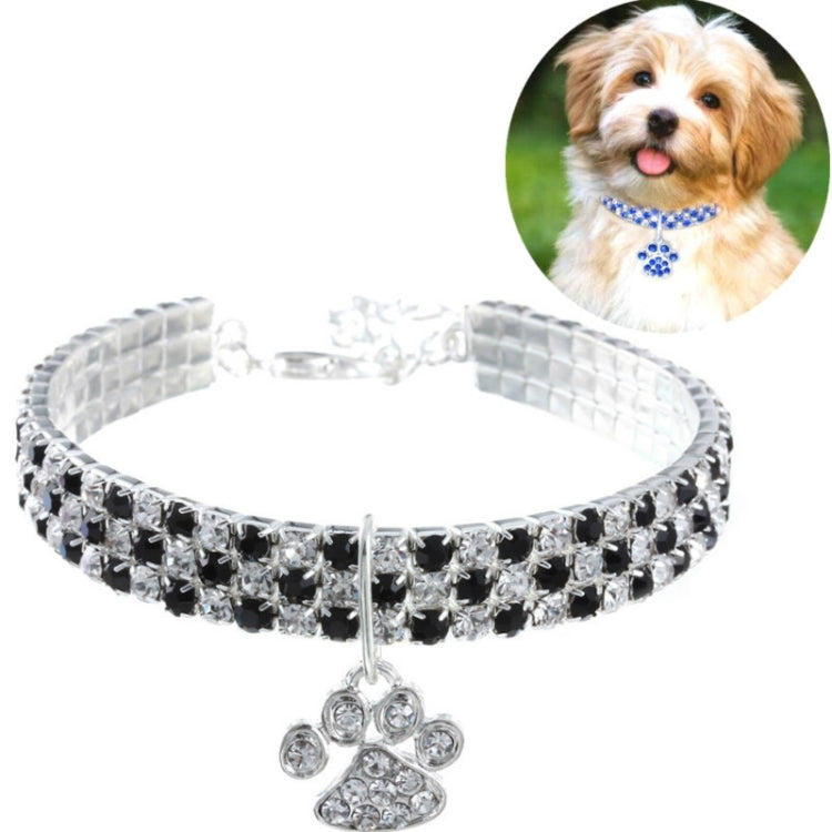 Collier pour animaux de compagnie avec diamant élastique, collier pour chat et chien, bijou