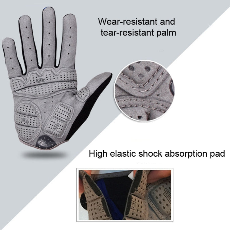 DemonKnights Cycling Gloves Full Finger Bicycle Gloves Outdoor Sports Equipment, M, L, XL, XXL