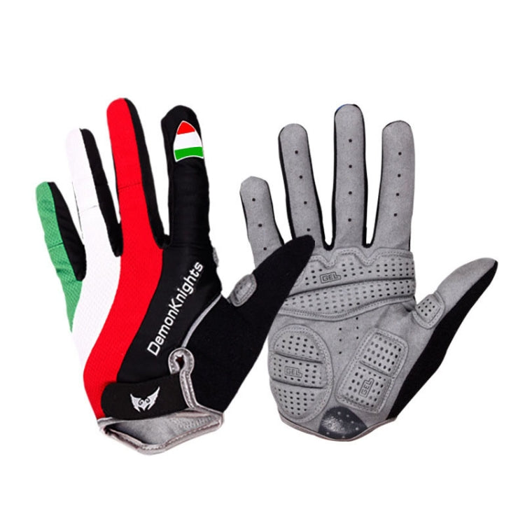 DemonKnights Cycling Gloves Full Finger Bicycle Gloves Outdoor Sports Equipment, M, L, XL, XXL
