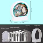 Chinese Style Paper Carving Lamp Night Light 3D Personalized Gift Decoration, Warm Light