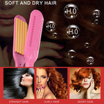 220V Professional Ceramic Corrugated Curling Iron, Blue, Pink, Red, Rose red, White
