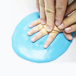 3 PCS Baby Care Air Dry Soft Clay Baby Hand and Foot Inkpad, Blue, Green, Pink, Purple, Orange, Red, White, Yellow