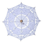 Wedding Bridal Lace Umbrella Shooting Props Wedding Supplies, Length 26cm/ Diameter 29cm, Length 43/Diameter 45cm