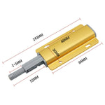 3 PCS Aluminum Alloy Bouncer Free Handle Push-Pull Cabinet Wardrobe Door Drawer Bouncer, Gold, Silver