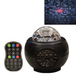 M2 8W Christmas Starry Sky Laser Projection Atmosphere Light Rotating Starry Dynamic Water Pattern Sleeping Light, USB, Battery