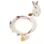 Adjustable Pet Flower Hollow Bell Collar Cat Dog Collar Accessories, S 17-32cm