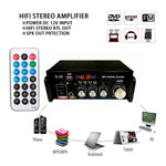 G20 Smart Digital Power Amplifier Built-In Bluetooth / USB / SD / FM Power Amplifier, EU Plug