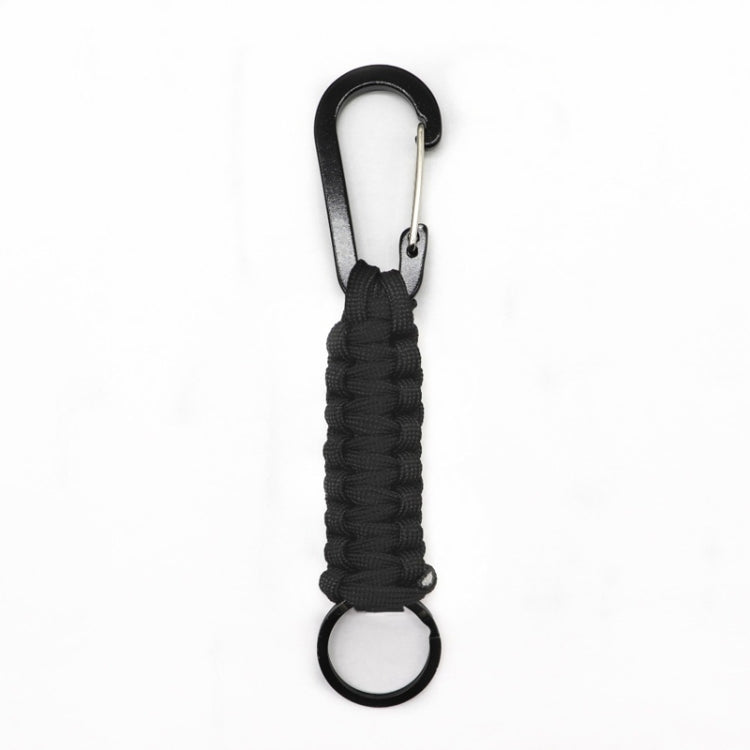 Outdoor Multifunctional Nylon Umbrella Rope Carabiner Key Chain, Nylon Umbrella Rope(Army green), Nylon Umbrella Rope(Black), Nylon Umbrella Rope(Brown), Nylon Umbrella Rope(Deep Blue)
