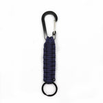 Outdoor Multifunctional Nylon Umbrella Rope Carabiner Key Chain, Nylon Umbrella Rope(Army green), Nylon Umbrella Rope(Black), Nylon Umbrella Rope(Brown), Nylon Umbrella Rope(Deep Blue)