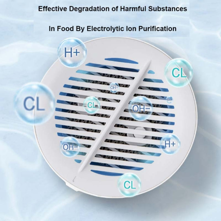 Xiaoda Fruit Vegetable Cleaning Machine Household Food Purifier Disinfection Detoxification Machine, Xiaoda Fruit Food Purifier