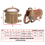 Training Dog Vest Outdoor Equipment Pet Clothes, M, L