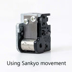 Girl Bedside Lamp Crystal Ball Wooden Base Music Box Charging Glow Rotating Night Light, Random Music, Ballet, Castle, Unicorn, Flying Pig, Dogs, Drawing Girl, Whale, Deer, Deer Head, Cat, Mermaid, Dandelion, Balloon Bear, Christmas Tree, Double Pig   ...