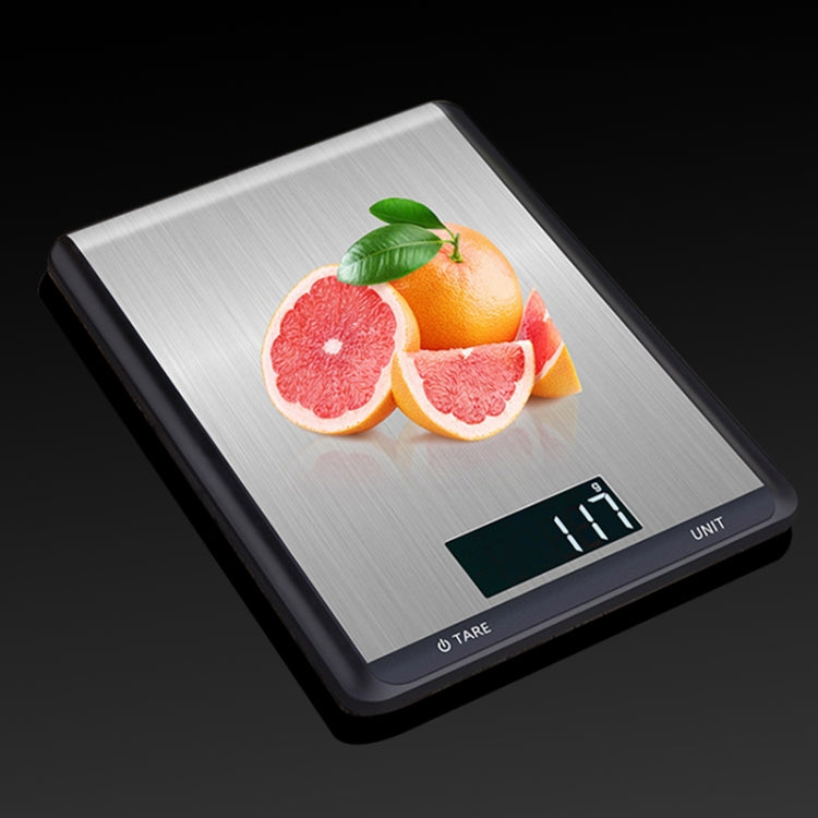 Stainless Steel Kitchen Scale Household Food Electronic Scale, 5kg/1g, 10kg/1g