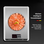 Stainless Steel Kitchen Scale Household Food Electronic Scale, 5kg/1g, 10kg/1g