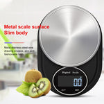 Home Kitchen Electronic Scale High Precision Stainless Steel Jewelry Scale, Hemming 5kg/1g, No Edging 5kg/1g, Hemming 3kg/0.1g, No Edging 3kg/0.1g, Hemming 5kg/0.1g, No Edging 5kg/0.1g