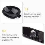 ABS Electronic Measuring Spoon Spoon Weighing Measuring Tool, Specification: 500g/0.1g, 500g/0.1g ABS White, 500g/0.1g ABS Black, 500g/0.1g White Large Spoon, 500g/0.1g Black Large Spoon