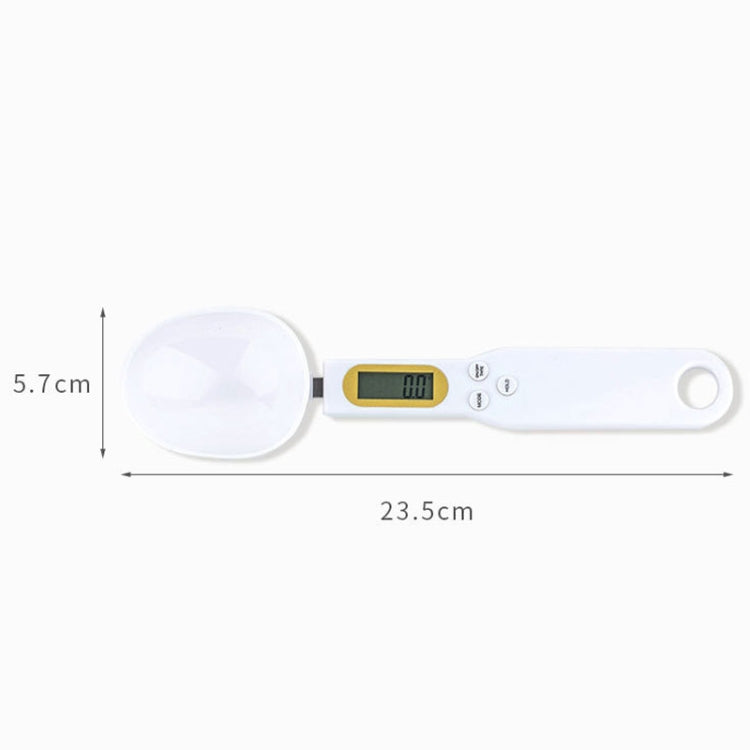 ABS Electronic Measuring Spoon Spoon Weighing Measuring Tool, Specification: 500g/0.1g, 500g/0.1g ABS White, 500g/0.1g ABS Black, 500g/0.1g White Large Spoon, 500g/0.1g Black Large Spoon
