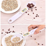 ABS Electronic Measuring Spoon Spoon Weighing Measuring Tool, Specification: 500g/0.1g, 500g/0.1g ABS White, 500g/0.1g ABS Black, 500g/0.1g White Large Spoon, 500g/0.1g Black Large Spoon