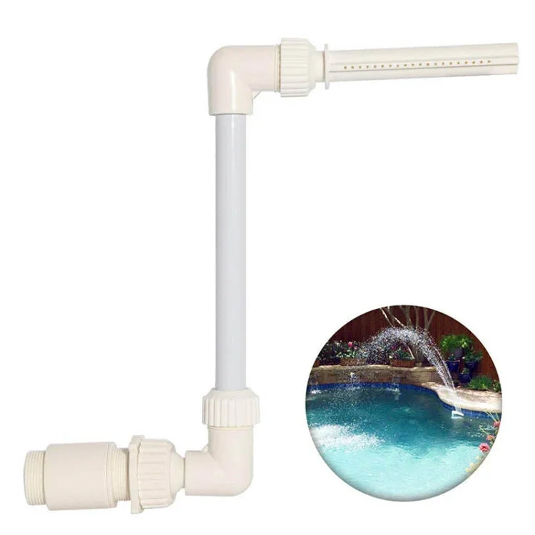 K-210 Swimming Pool Decoration Accessories Swimming Pool Adjustable Height Direction Small Waterfall Fountain, Waterfall Fountain Accessories
