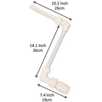 K-210 Schwimmbadddekorationszubehör Schwimmbad Einstellbare Höhe Richtung Kleiner Wasserfallbrunnen, Wasserfallbrunnenzubehör