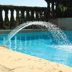 K-210 Schwimmbadddekorationszubehör Schwimmbad Einstellbare Höhe Richtung Kleiner Wasserfallbrunnen, Wasserfallbrunnenzubehör