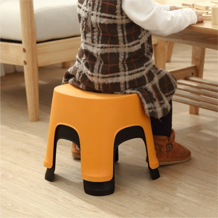 Household Bathroom Row Stools Plastic Stools Thickened Low Stools Square Stools Small Benches, Maple Yellow Children, Retro Red Children, Light Green Children, Black Children, Light Green Adult, Pink Adult, Retro Red Adult, Maple Yellow Adult          ...