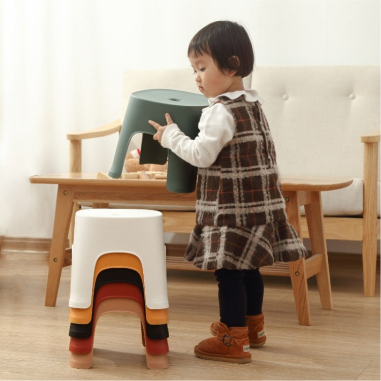 Household Bathroom Row Stools Plastic Stools Thickened Low Stools Square Stools Small Benches, Maple Yellow Children, Retro Red Children, Light Green Children, Black Children, Light Green Adult, Pink Adult, Retro Red Adult, Maple Yellow Adult          ...