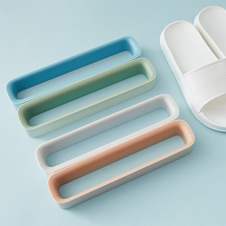 Seamless Paste Storage Rack Wall Paste Shoe Rack Bathroom Wall-Mounted Slippers Shelf Household Color Random Delivery, Color Random Delivery