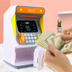 صندوق إيداع نقود بصندوق أمان تلقائي مع كلمة مرور ومحاكاة التعرف على الوجه، برتقالي (نسخة البطارية)، أزرق (نسخة البطارية)، برتقالي (نسخة الشحن)، أزرق (نسخة الشحن)