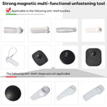 15000GS Universal Anti-theft Strong Deduction Device Clothes Label Magnetic Buckle Supermarket Security Accessories, 12000GS